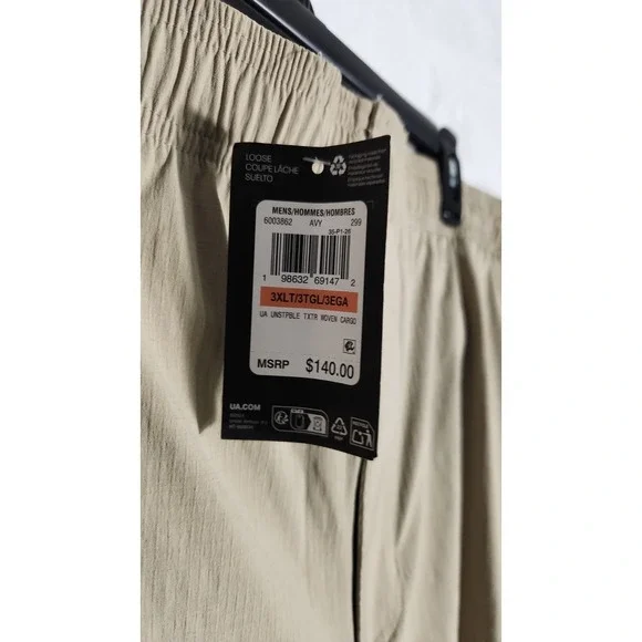 Under Armour Unstoppable Textured Woven Cargo Pants Men 3XL Tall